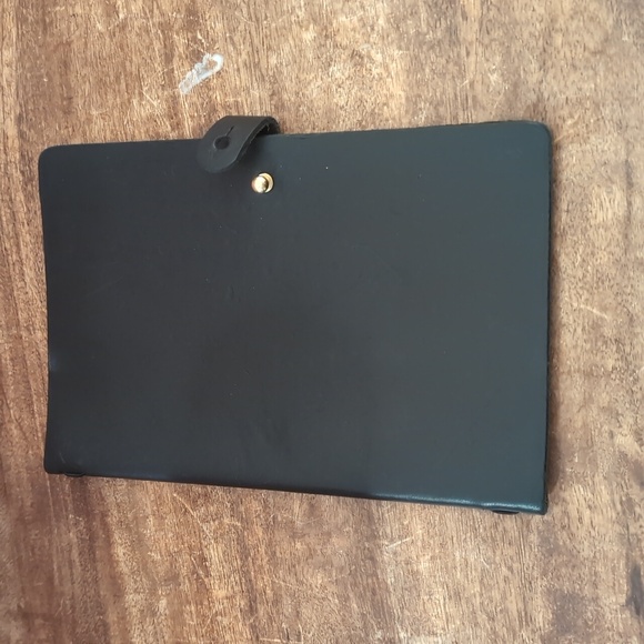 KMM & CO Black Leather Travel Journal - Picture 1 of 4